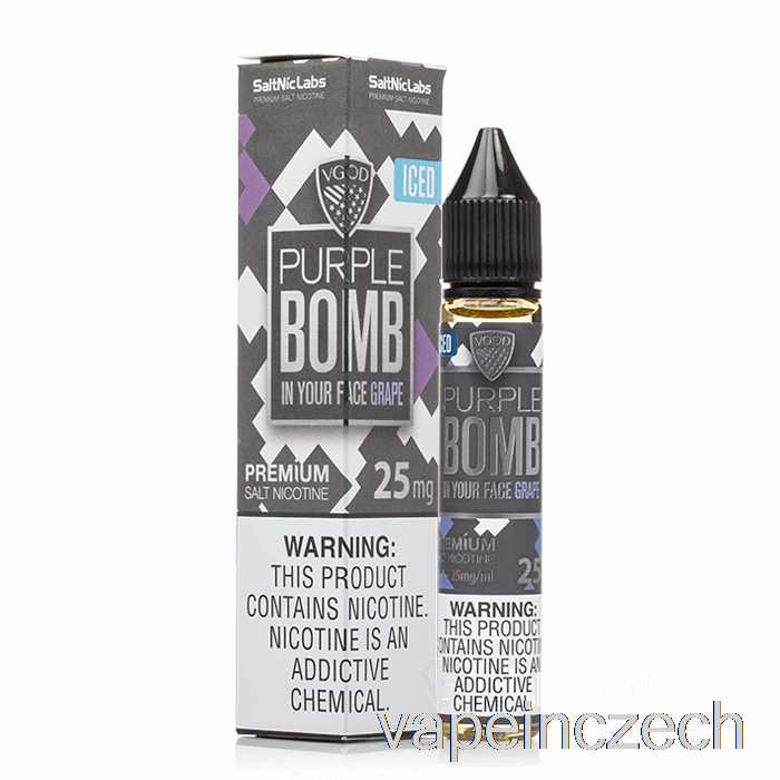Ledová Fialová Bomba - Vgod Salts - 30ml 50mg Vape Pero